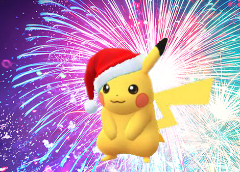 Pikachu de Noël après le 29 décembre