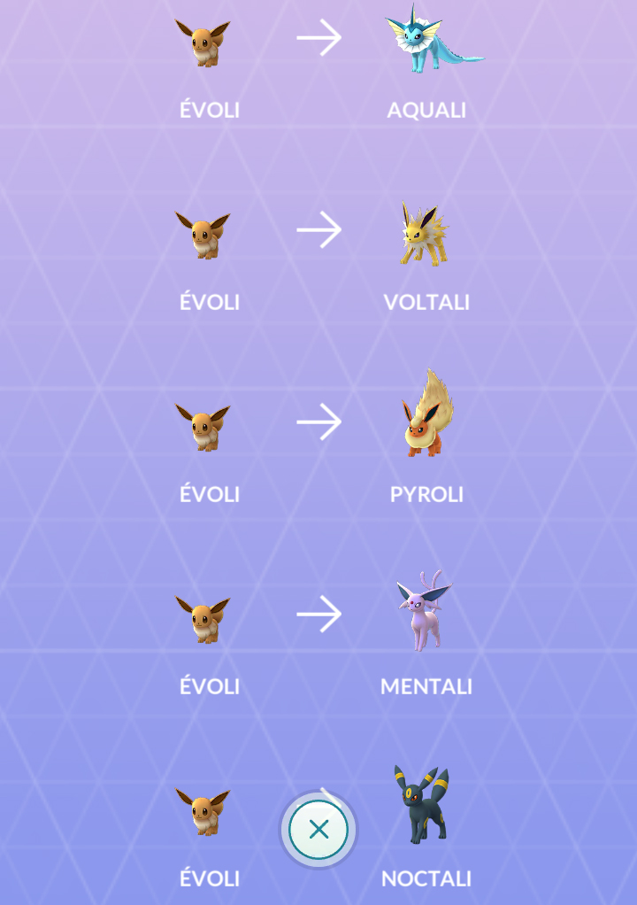 evolutions evoli