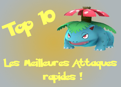 Pokemon Go : Top 10 des attaques rapides G2 !