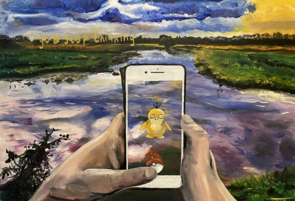Un artiste hollandais et ses peintures Pokémon Go